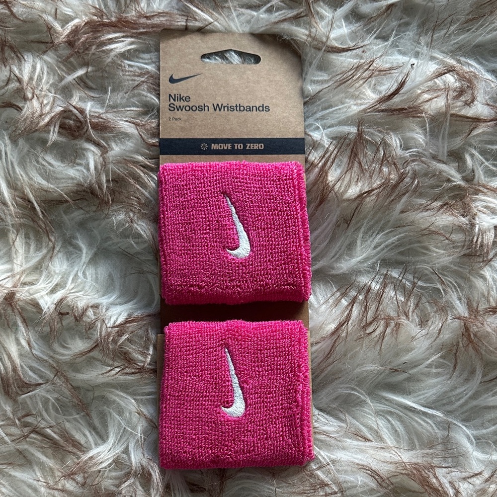 Nike Fuchsia Swoosh Wristbands